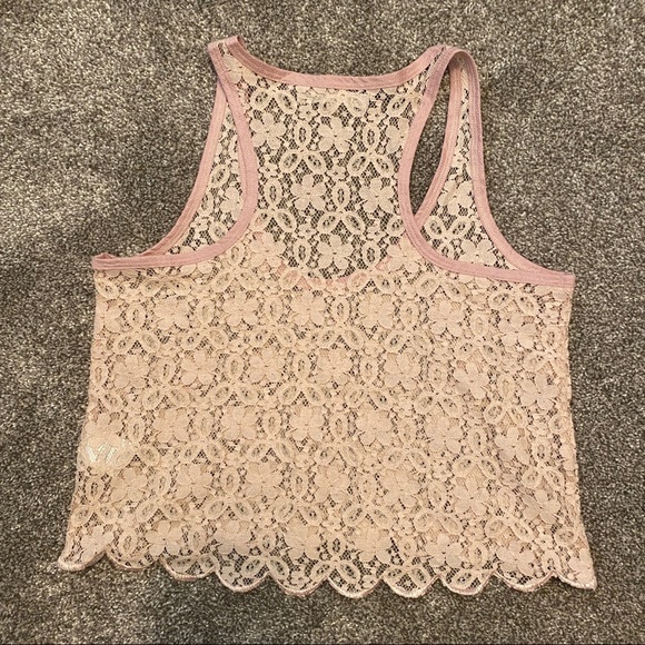 Monk & Lou Cropped Lace Tank - Picture 3 of 4
